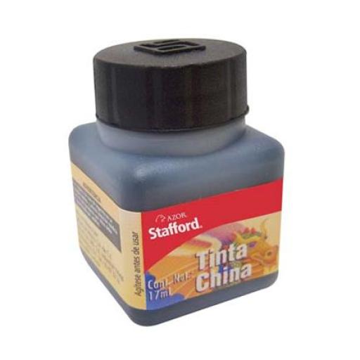 [STAFFORD_CAC2000] Stafford Tinta China Stafford Negro 17Ml C/10 Frascos