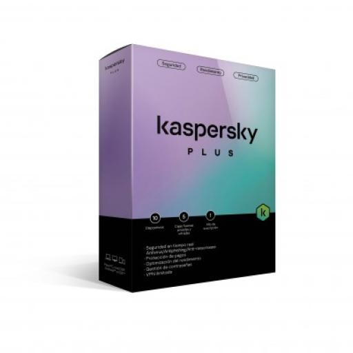 [KASPERSKYLAB_KL1042Z5KFS-22] Kaspersky Lab Licencia Antivirus Kaspersky Plus 1 Año 10 Dispositivos