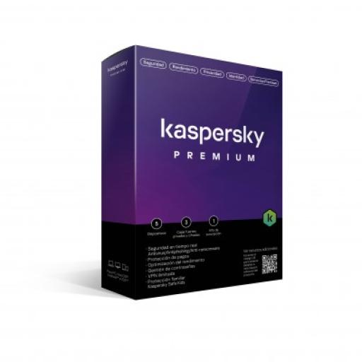 [KASPERSKYLAB_KL1047Z5EFS-22] Kaspersky Lab Licencia Antivirus Kaspersky Premium 1 Año 5 Dispositivos