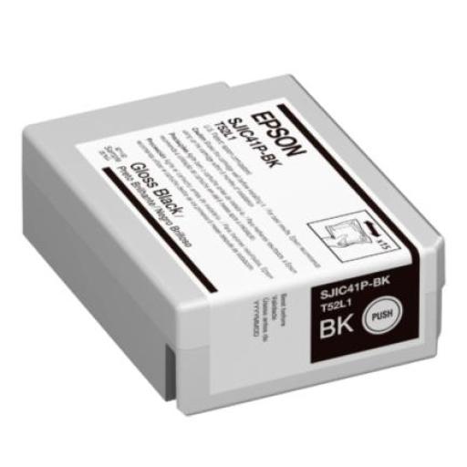[EPSON_C13T52L120] Epson Tinta Epson SJIC41P-BK para ColorWorks C4000 Color Negro Brillante
