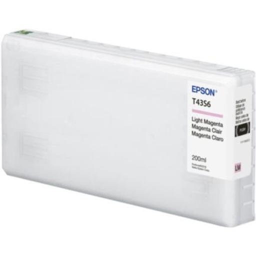 [EPSON_T43S620] Epson Tinta Epson UltraChrome D6r-S 200ml SL-D870 Color Magenta Claro