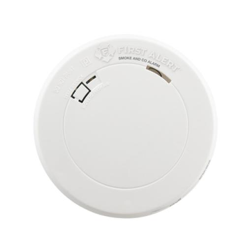 [FIRSTALERT_1039868] First Alert Detector Combo de Humo/CO, Autónomo, Batería Sellada de Litio de 10 años, No Requiere Panel, Diseño Ultra Delgado, No Requiere Cableado