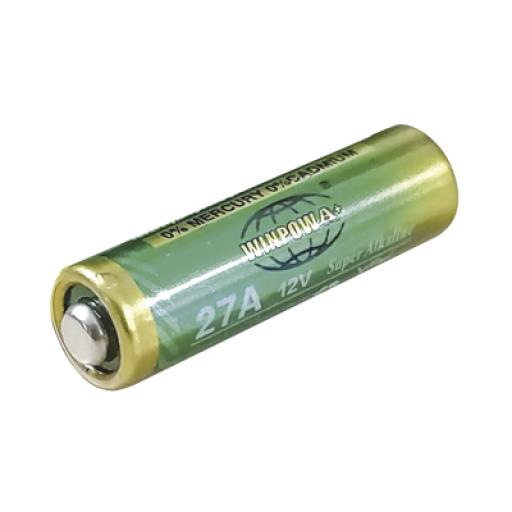 [SYSCOMPARTS_LR-27A] SYSCOM PARTS Bateria Alcalina / No Recargable / Tamaño 27 A / 12 V / Uso en Controles Remotos, Juguetes, Linternas, Timbres y Otros, Venta por Pieza.
