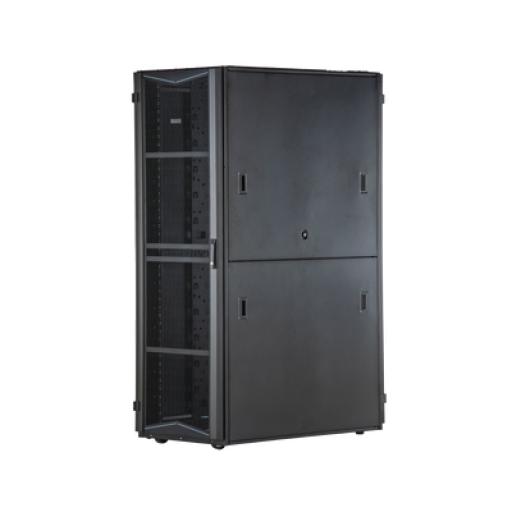 [PANDUIT_XG84212BS0001] Panduit Gabinete FlexFusion para Centros de Datos, 42 UR, 800 mm de Ancho, 1070 mm de Profundidad, Fabricado en Acero, Color Negro