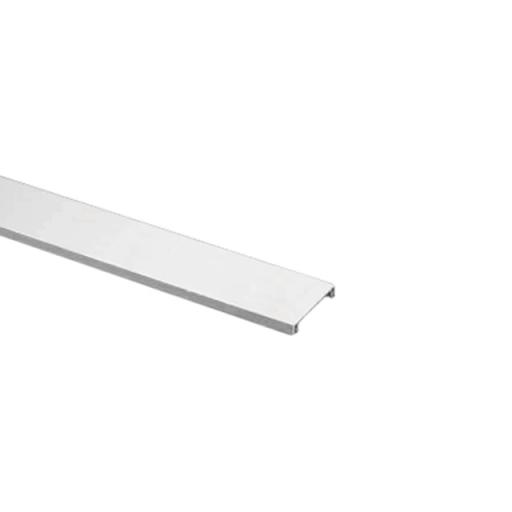 [PANDUIT_T70CIW6] Panduit Cubierta para canaleta T-70, de PVC rígido, 70.1 x 9.1 x 1800 mm, Color Blanco Mate