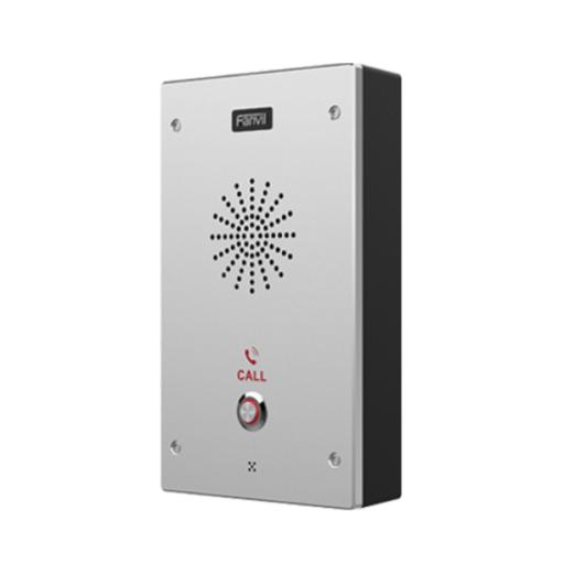 [FANVIL_I16S] Fanvil Intercomunicador IP, 2 líneas SIP, 2 relevadores con botón para llamada, anti-vandálico, IP65 e IK10, PoE