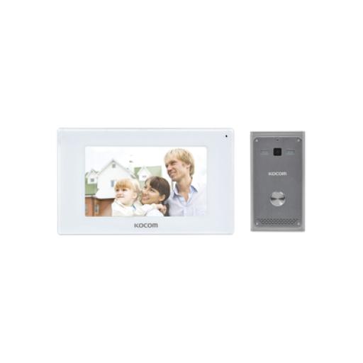 [KOCOM_KCV544SDKW] Kocom VIDEOPORTERO TOUCH SCREEN de 7", GRABACION en microSD