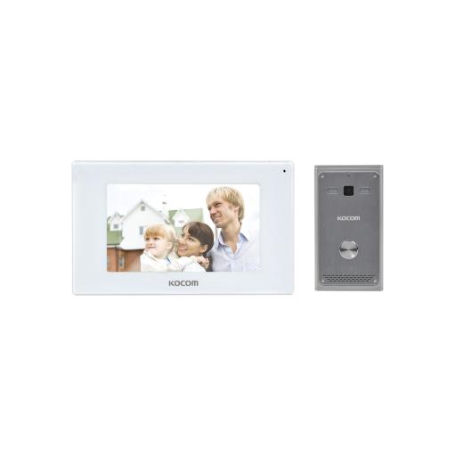 [KOCOM_KCV544SDKW] Kocom VIDEOPORTERO TOUCH SCREEN de 7", GRABACION en microSD