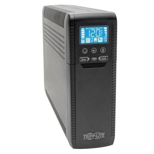 [TRIPPLITE_ECO1500LCD] Tripp Lite UPS Interactivo Tripp Lite con USB y 10 Tomacorrientes 120V 1440VA 900W 50Hz/60Hz AVR Serie ECO Energy Star
