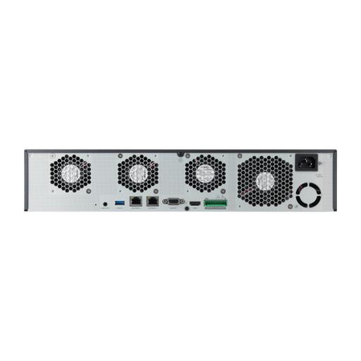 [HANWHA_XRN-1620B2] Hanwha NVR 16CH de Hasta 32MP, Compatible con los códecs H.265, H.264 y MJPEG, Salida de Video 4K, Soporta P2P