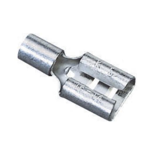 [SYSCOMPARTS_159-1643] SYSCOM PARTS Terminal de Paleta Hembra de 0.250" sin Aislar para Cable AWG 14-16.