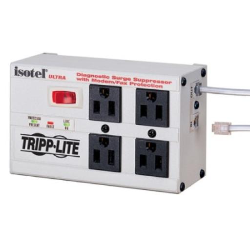 [TRIPPLITE_ISOTEL4ULTRA] Tripp Lite Supresor de Picos TRIPP-LITE ISOTEL4ULTRA