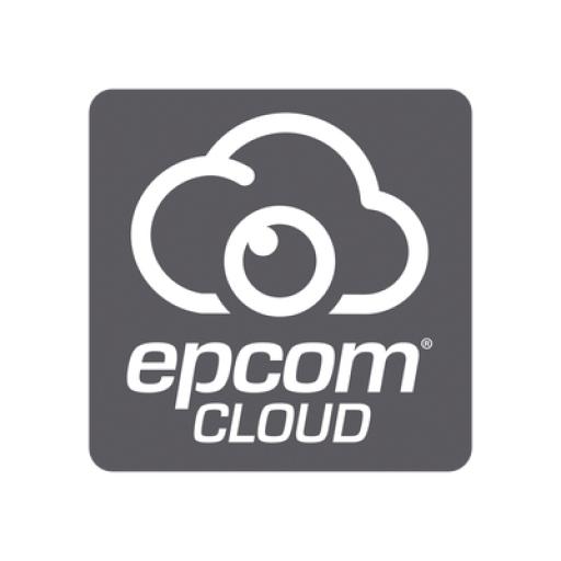 [EPCOM_EPCLOUD7A-8MP] Epcom Suscripción Anual Epcom Cloud / Grabación en la nube para 1 canal de video a 8MP con 7 días de retención / Grabación por detección de movimiento