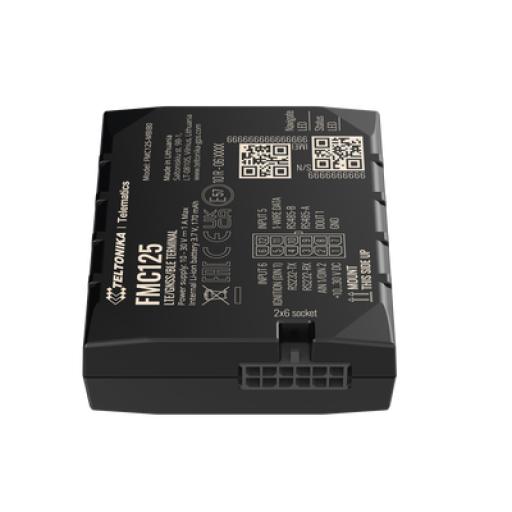 [TELTONIKA_FMC125] Teltonika Avanzado Rastreador Vehicular 4G LTE CAT 1 y 2G / Identificación de Conductores / Bloqueo Remoto / Detección de Jammer / Sensores Bluetooth / Múltiples I/O / Doble Sim / RS485 / RS232 / DualCam