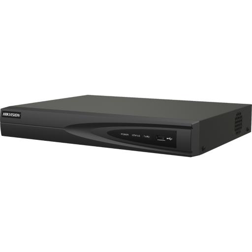[HIKVISIONDIGITALTECHNOLOGY_DS-7608NI-Q1/8P(D)] Hikvision Digital Technology NVR 8 Megapixel (4K) (Compatible con Cámaras ACUSENSE) / 8 canales IP / 8 Puertos PoE+ / 1 Bahía de Disco Duro / Salida de Vídeo en 4K / 300 Metros PoE Modo Extendido