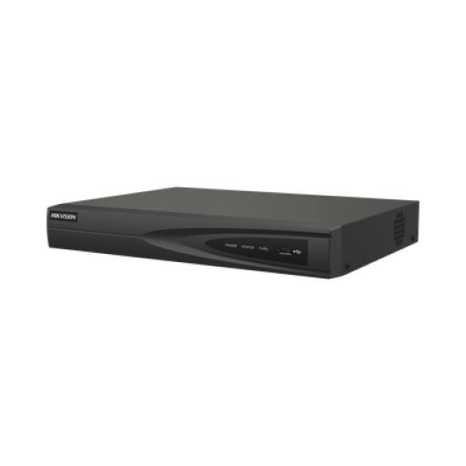 [HIKVISIONDIGITALTECHNOLOGY_DS-7608NI-Q1/8P(D)] Hikvision Digital Technology NVR 8 Megapixel (4K) (Compatible con Cámaras ACUSENSE) / 8 canales IP / 8 Puertos PoE+ / 1 Bahía de Disco Duro / Salida de Vídeo en 4K / 300 Metros PoE Modo Extendido
