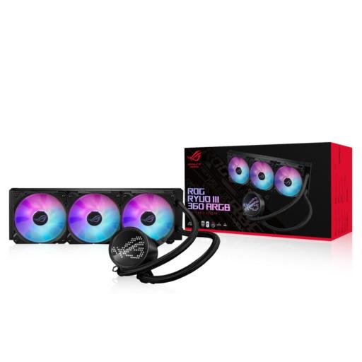 [ASUS_ROG RYUO III 360 ARGB] Enfriamiento Líquido ASUS ROG RYUO III 360 ARGB 3x220mm 2200RPM