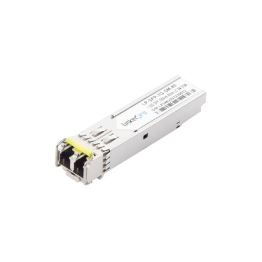 [LINKEDPROBYEPCOM_LP-SFP-1G-SM-80] LINKEDPRO BY EPCOM Transceptor Óptico SFP (Mini-Gbic) / Monomodo 1550 nm / 1.25 Gbps / 1000BASE-ZX / Conectores LC/UPC Dúplex / DDM / Hasta 80 km 