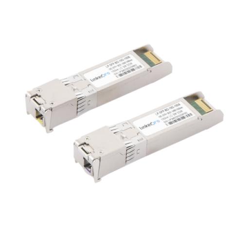 [LINKEDPROBYEPCOM_LP-SFP-BD-10G-100] LINKEDPRO BY EPCOM Transceptores Ópticos Bidireccionales SFP+ (Mini-Gbic) / Monomodo 1490 & 1550 nm / 10 Gbps / 10GBASE-BX / Conector LC/UPC Simplex / DDM / Hasta 100 km / 2 Piezas 