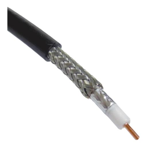 [LINKEDPROBYEPCOM_LP-195] LINKEDPRO BY EPCOM Metro de Cable Coaxial Tipo RG-58 LP-195, 50 Ohms, Conductor de Cobre Sólido