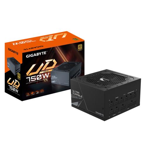 [GIGABYTE_GP-UD750GM] Fuente de Poder Gigabyte UD750GM 80 PLUS Gold 20+4 pin ATX 750W