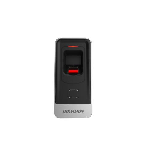 [HIKVISIONDIGITALTECHNOLOGY_DS-K1201EF] Hikvision Digital Technology Lector esclavo PROX EM IP65 / Huella Digital / Lector de Tarjetas de Proximidad / RS-485 / Interior y Exterior / Requiere Panel de Control de Acceso DS-K2604,02,01