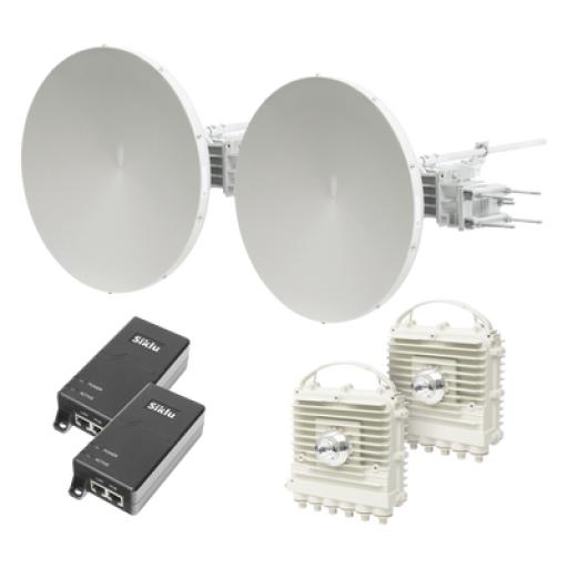[SIKLU_EH-1200FX-KIT-2FT] Siklu Enlace a la velocidad de la fibra, Banda Libre en México, Sin Interferencia, 1 Gbps Reales Full Duplex, 5 km