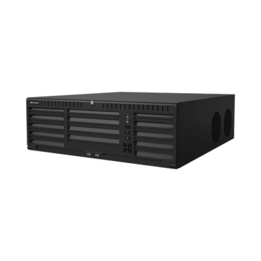 [HIKVISIONDIGITALTECHNOLOGY_DS-96128NI-M16/R] Hikvision Digital Technology [Doble Poder de Decodificación] NVR 32 Megapixel (8K) / 128 Canales IP / AcuSense / ANPR / Conteo de Personas / 16 Bahías de Disco Duro / 2 Tarjetas de Red / Soporta RAID con Hot Swap / 2 HDMI en 8K / POS / Alarmas I/O / Fuente Redundante