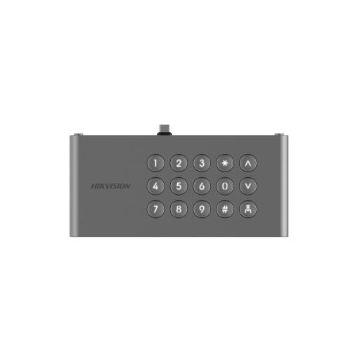 [HIKVISIONDIGITALTECHNOLOGY_DS-KDM9633-KP] Hikvision Digital Technology Módulo de Teclado para Frente de Calle IP DS-KD9633-WBE6/ Conexión USB-C / 15 Botones / IP65 / IK07