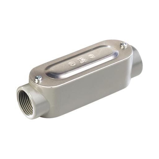 [RAWELT_OC-2626C] RAWELT Caja oval roscada tipo C de 1 1/2" (38.1 mm) Incluye tapa y tornillos.