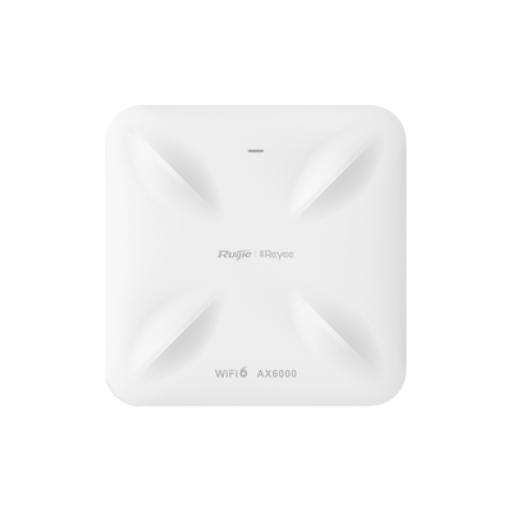 [RUIJIE_RG-RAP2260(H)] RUIJIE Punto de Acceso con doble puerto multi-gigabit 2.5G Wi-Fi6 Interior en Techo hasta 5.9 Gbps, doble banda 802.11 AX6000 MU-MIMO 4x4