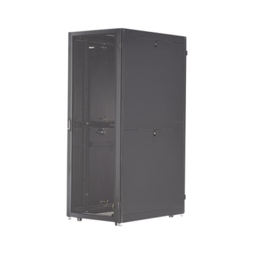 [PANDUIT_DN6212B] Panduit Gabinete Net-Verse para Centros de Datos, 42UR, 600mm de Ancho, 1000mm de Profundidad, Fabricado en Acero, Color Negro 