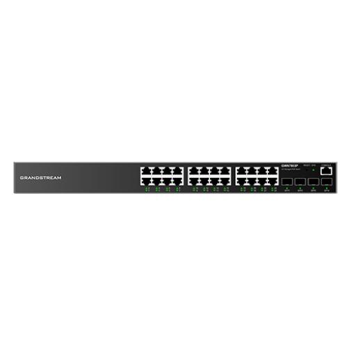 [GRANDSTREAMNETWORKS_GWN7803] Grandstream Networks Switch Gigabit Administrable / 24 puertos 10/100/1000 Mbps + 4 Puertos SFP Uplink / Compatible con GWN Cloud.