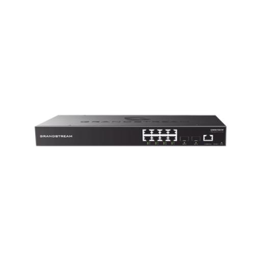 [GRANDSTREAMNETWORKS_GWN7801] Grandstream Networks Switch Gigabit Administrable / 8 puertos 10/100/1000 Mbps + 2 Puertos SFP Uplink / Compatible con GWN Cloud.