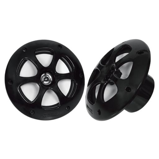 [JVCKENWOOD_KFC1613MRB] JVC  KENWOOD Par de altavoces fabricado en grado marinos en color negro de 6.5"  de 100 W de entrada máxima