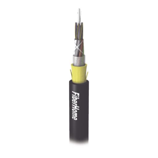 [FIBERHOME_OC-ADSS-48C-S100] FiberHome Kilómetro de Fibra Óptica Aérea (ADSS) G.652D, Monomodo de 48 Hilos, Exterior, Span 100, Loose Tube