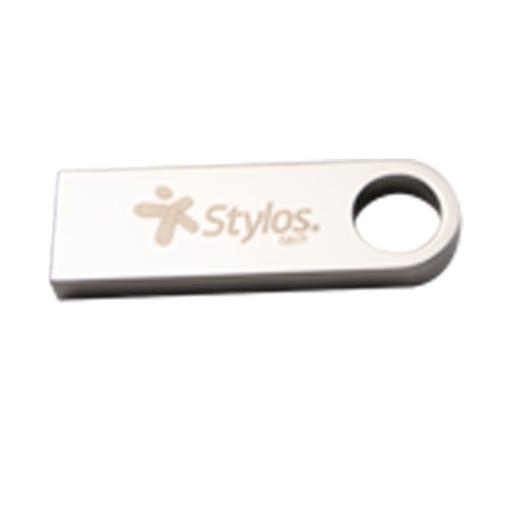 [STYLOS_STMUSB5B] Stylos MEMORIA USB STYLOS 128GB FLASH 2.0 PLATA (STMUSB5B)