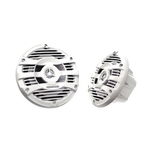[JVCKENWOOD_KFC-1653MRW] JVC  KENWOOD Par de altavoces fabricados en grado marinos en color blanco de 6.5" potencia máxima de 150 W 