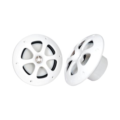 [JVCKENWOOD_KFC-1613MRW] JVC  KENWOOD Par de altavoces fabricado en grado marinos en color blanco de 6.5"  de 100 W de entrada máxima
