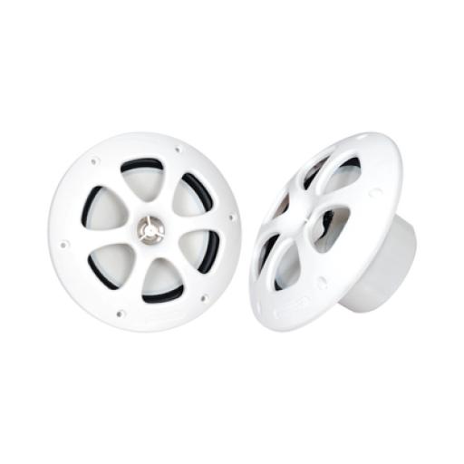 [JVCKENWOOD_KFC-1613MRW] JVC  KENWOOD Par de altavoces fabricado en grado marinos en color blanco de 6.5"  de 100 W de entrada máxima