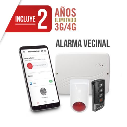 [M2MSERVICES_PRO4GEN2-VECINAL] M2M SERVICES KIT ALARMA VECINAL Con Funcion Programación 100% vía WEB
