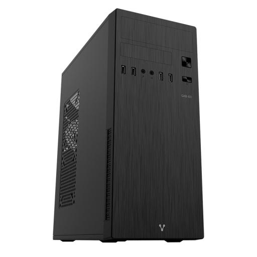 [VORAGO_GAB-101K] Vorago GABINETE BY VORAGO GAB-101K 500W ATX Micro ATX Mini ITX 4xUSB NEGRO