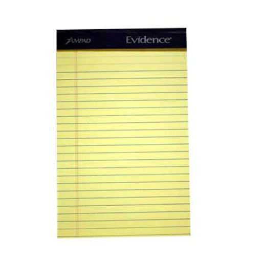 [ESSELTE_20-204] Esselte BLOCK ESSELTE EVIDENCE MEDIA CARTA AMARILLO RAYADO C/50 HJS