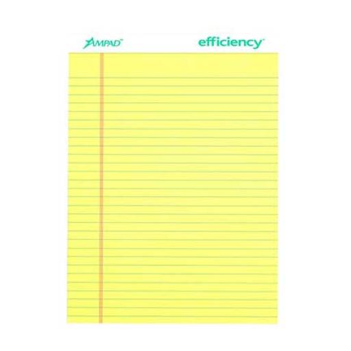 [ESSELTE_20-260] Esselte BLOCK ESSELTE EFICIENCY CARTA AMARILLO RAYADO C/50 HJS