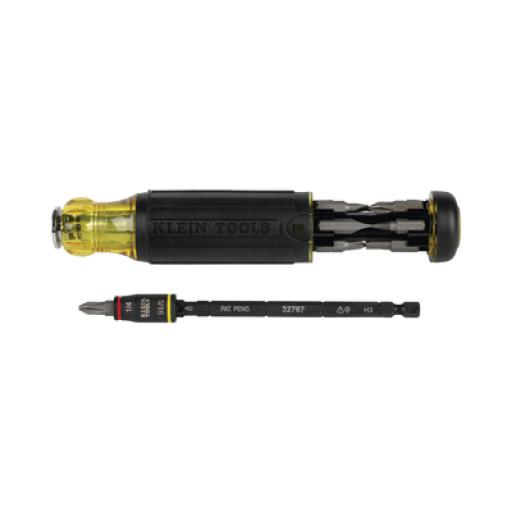 [KLEINTOOLS_32304] Klein Tools Desarmador 14 en 1 para HVAC de Longitud Ajustable, con Dado Girado