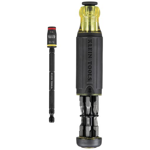 [KLEINTOOLS_32304] Klein Tools Desarmador 14 en 1 para HVAC de Longitud Ajustable, con Dado Girado