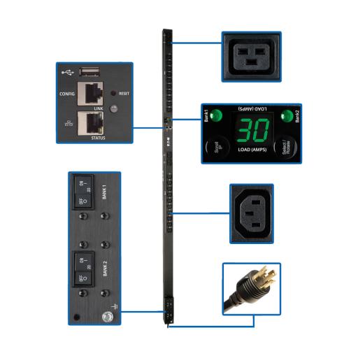 [TRIPPLITE_PDUMV30HVNETLX] Tripp Lite PDU TRIPP-LITE PDUMV30HVNETLX