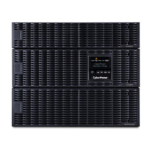 [CYBERPOWER_OL10KRTF] CyberPower UPS de 10000 VA/10000 W, Online Doble Conversión, 200 - 240 Vac de Entrada, 120 - 240 Vac de Salida, Entrada Hardwired, Onda Senoidal Pura, Torre o Rack de 8 UR, Con 6 Tomas NEMA 5-20R, 3 NEMA L6-30R y Terminal Hardwire