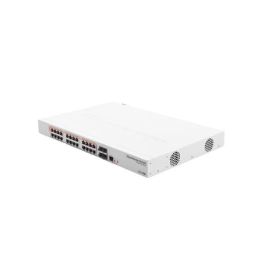 [MIKROTIK_CRS328-24P-4S+RM] Mikrotik CRS328-24P-4S+RM - 24 port Gigabit Ethernet router/switch with four 10Gbps SFP+ 