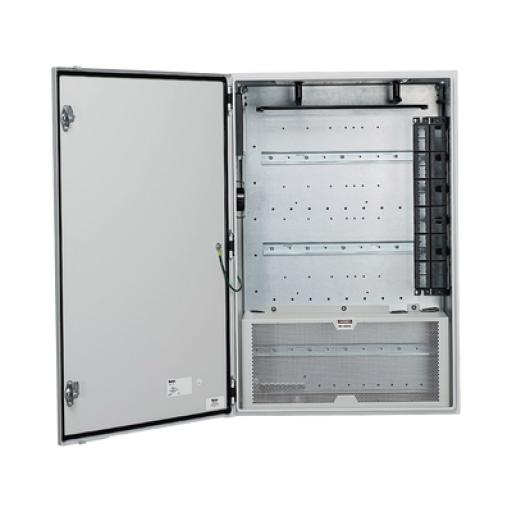 [PANDUIT_Z23C-S] Panduit Gabinete de Zona de Instalación en Pared, Diseñado Para Dos Switches, Uso Industrial con Clasificación UL tipo IP66 y 4/12, Color Gris